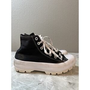 Converse Chuck‎ Taylor All Star Lugged Platform Black Sneakers Women’s Size 7.5